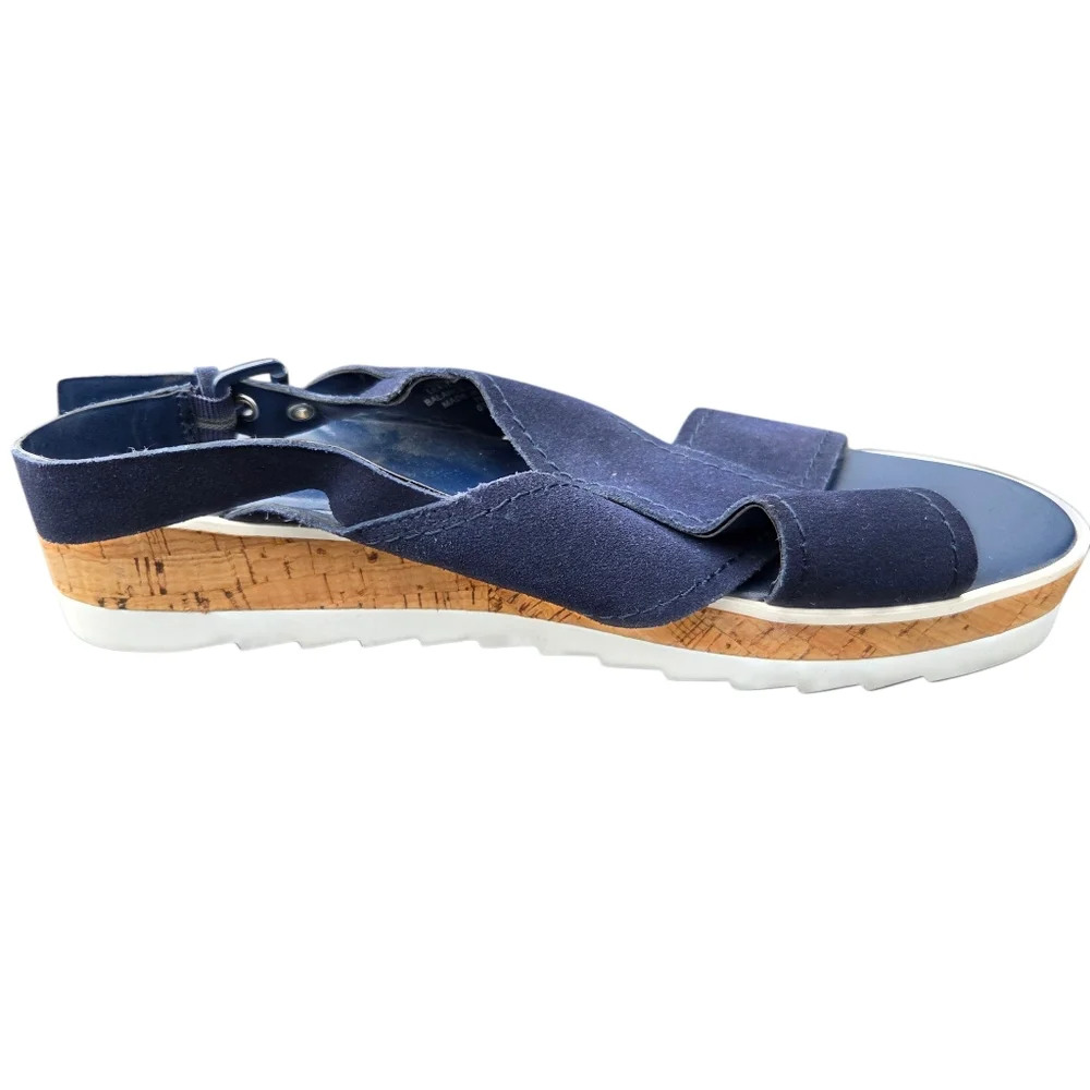 NWT-Marc Fisher Glitze Wedge Sport Sandal Size-9.5